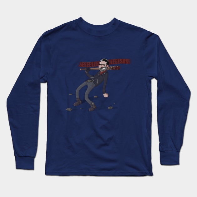 Negan Long Sleeve T-Shirt by vangega